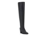 Paulie Extra Wide Calf Over-The-Knee Boot Black Leather view