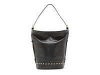 Jocea Leather Shoulder Bag Black view