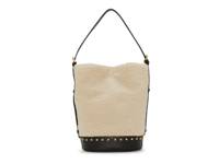 Jocea Leather Shoulder Bag Cream/Black view