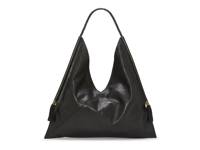 Liann Leather Hobo Bag Black view