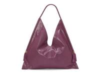 Liann Leather Hobo Bag Purple view