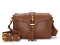 Maecy Leather Crossbody Bag Brown Leather view