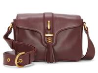 Maecy Leather Crossbody Bag Cranberry view