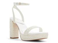 Lulu Platform Sandal White view