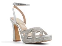 Glimma Platform Sandal Silver Metallic view