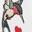 Rapido High-Top Sneaker Red/White Hummingbird view