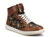Rapido High-Top Sneaker Tan Floral Print view