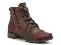 Chandra 91 Combat Boot Vino Maroon/Antik Bronze view