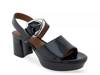 Chamber Platform Sandal Black Patent Synthetic view