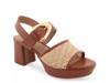 Chamber Platform Sandal Brown Raffia view