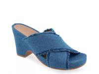 Madina Platform Sandal Blue view