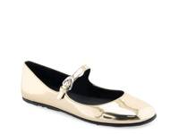 Perry Mary Jane Flat Gold view