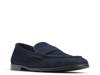 Journey Penny Loafer Navy Suede view