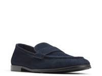Journey Penny Loafer Navy Suede view