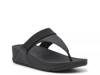 Lulu Opul-Trim Wedge Sandal Black view