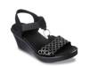 Rumble On Queen B2 Wedge Sandal Black view