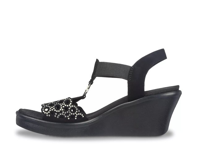 Rumble On Queen B2 Wedge Sandal