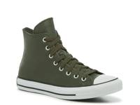 Chuck Taylor All Star Leather High-Top Sneaker - Men's Dark Green view