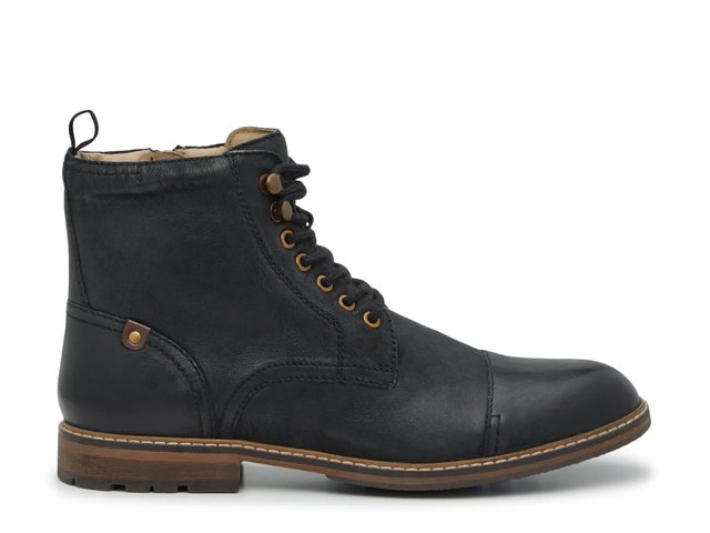 Like New Mens Crown Vintage Castland Cap-Toe Leather Boots 9 1/2 Crown Vintage Men main image 4