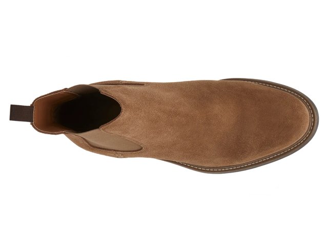 Crown Vintage Suede Chelsea Boots in Taupe s-l400.jpg main image 2