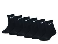 Performance Kids' Crew Socks - 6 Pack Black view