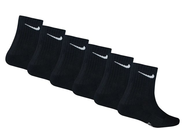 Performance Kids' Crew Socks - 6 Pack