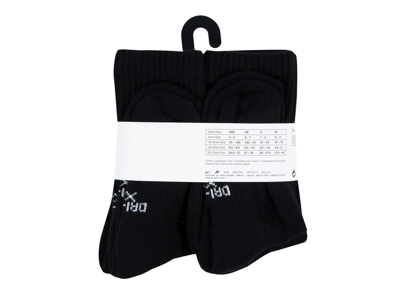 Performance Kids' Crew Socks - 6 Pack