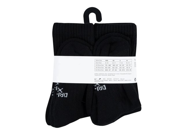 Performance Kids' Crew Socks - 6 Pack