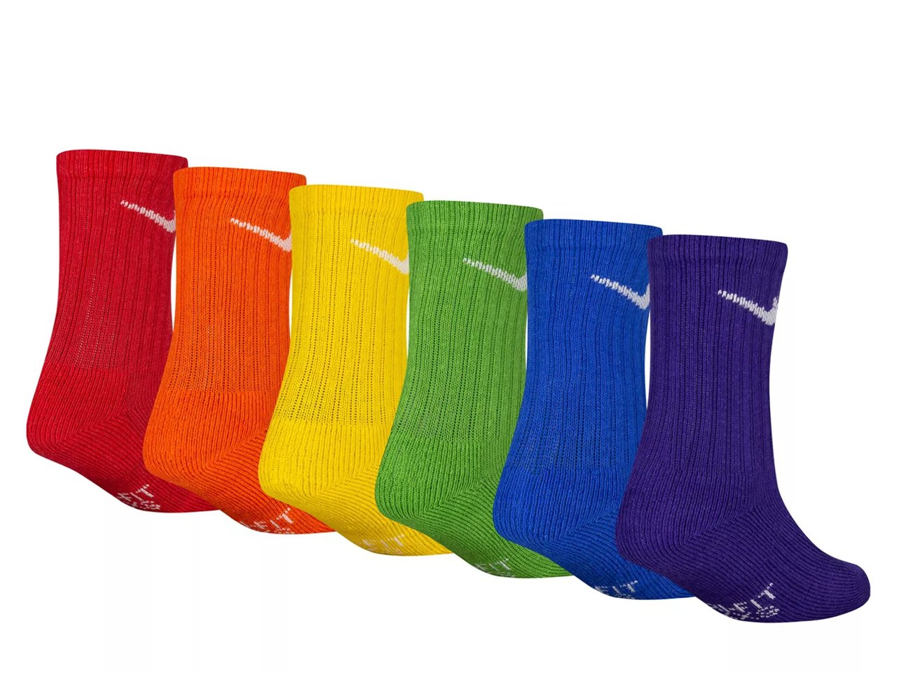 Performance Kids' Crew Socks - 6 Pack