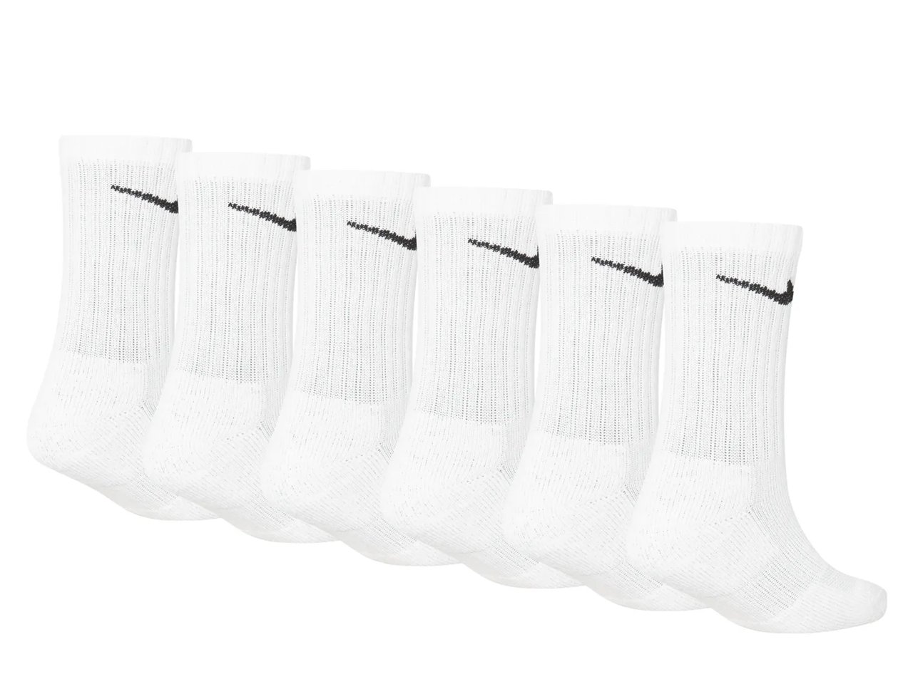 Performance Kids' Crew Socks - 6 Pack