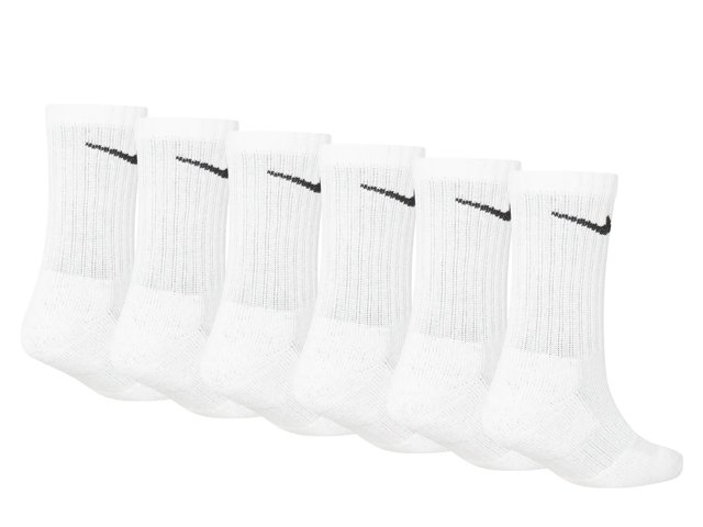 Performance Kids' Crew Socks - 6 Pack