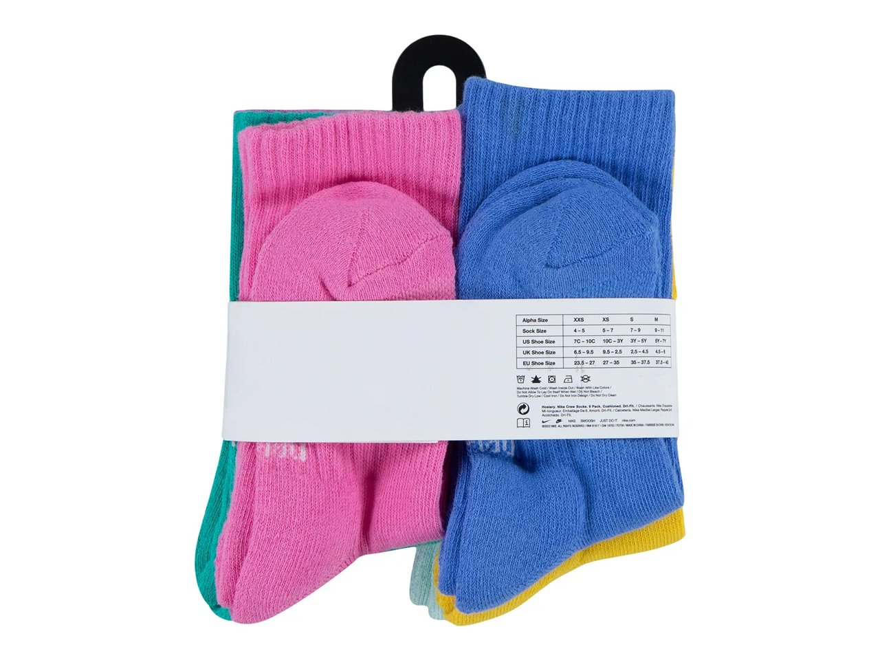 Performance Kids' Crew Socks - 6 Pack