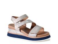 Sunny Walk Wedge Sandal Gold Metallic view