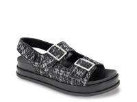 Beena Sandal Black/White view