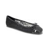 Hartly Ballet Flat Black Floral Lace view