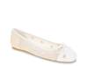 Hartly Ballet Flat White Floral Mesh view