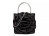 Satin Rosette Mini Satchel Black view