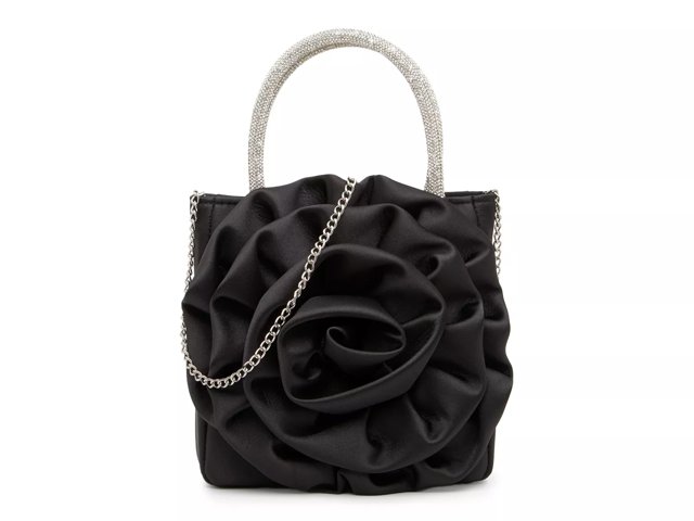 Satin Rosette Mini Satchel