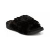 Relax II Sandal Black Faux Fur view