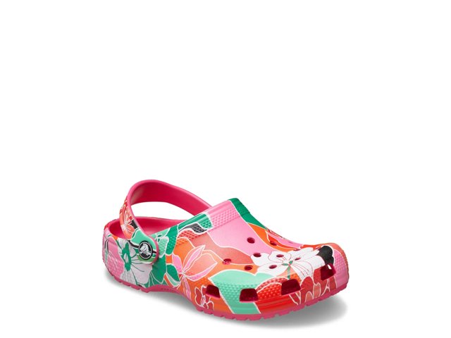 Classic Woodcut Floral Clog - Kids'
