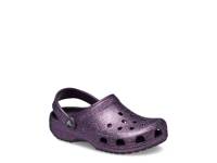 Classic Space Glitter Clog - Kids' Purple Glitter view