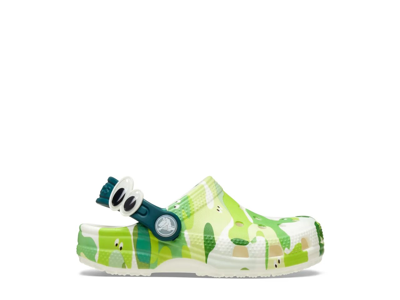 Classic Glow Slime Monsters Clog - Kids'