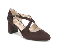 Tracy Pump Dark Chocolate Microfiber view