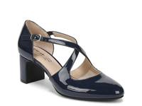 Tracy Pump Blue view