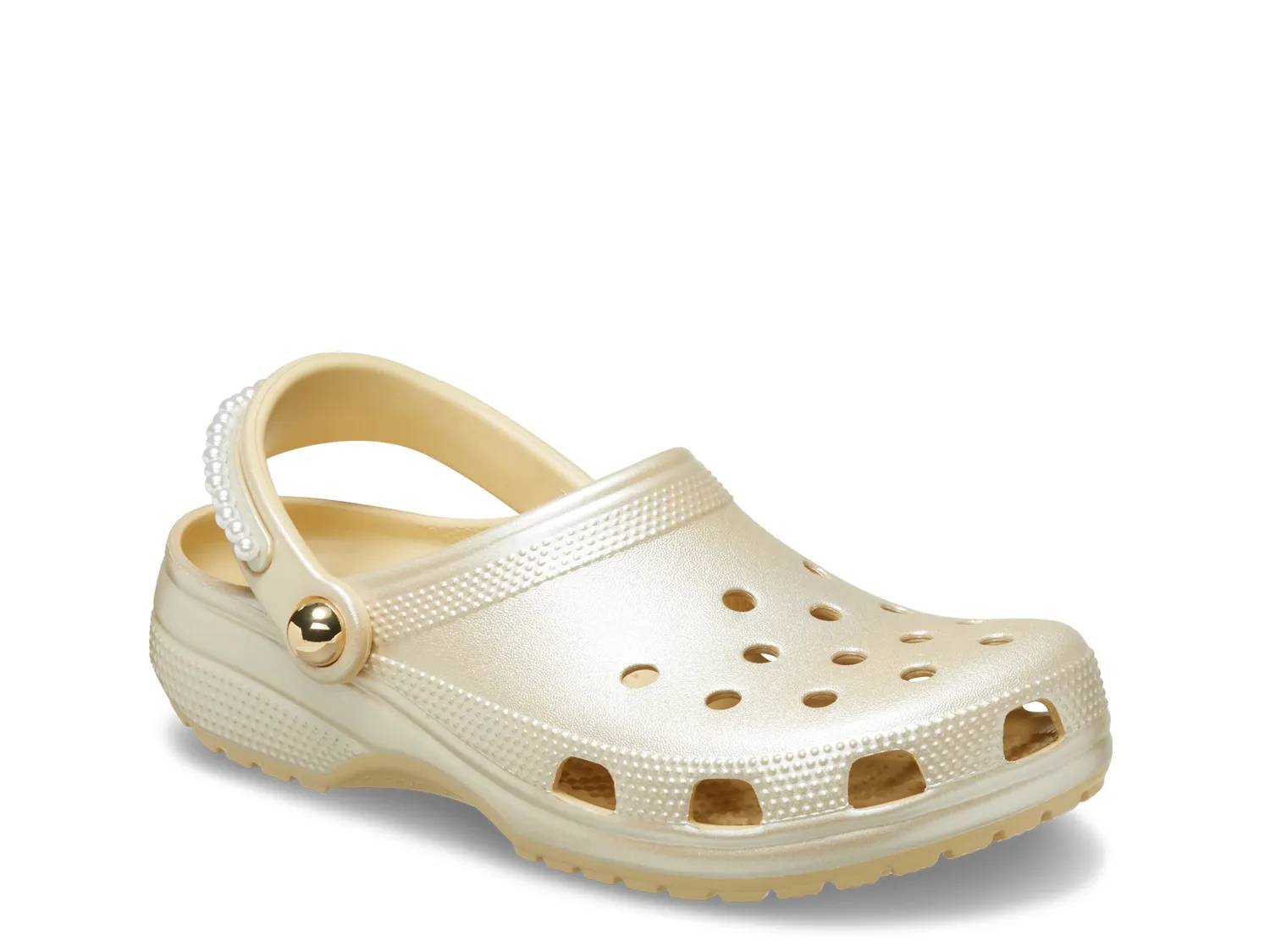 Classic Pearl Strap Clog - Women's