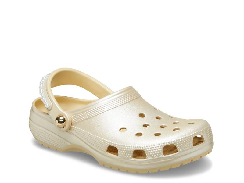 Classic Pearl Strap Clog - Women's