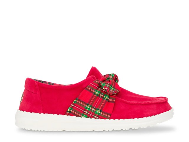 Wendy Bow Tartan Slip-On