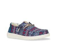 Wendy Ugly Sweater Slip-On - Women's Navy/Red/White view