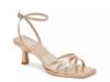 Manji Sandal Gold Metallic Leather view