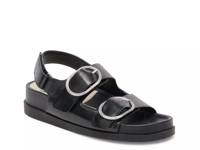Starla Sandal Midnight Blue Crinkle view